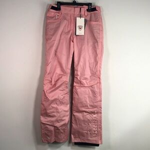 Rossignol Palmares Satin Ski Pant, Size S - Powder Pink Women's